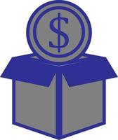 SEO analytics money amount, illustration, vector on a white background.