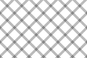 Black white color plaid seamless pattern vector