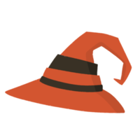 strega cappello Halloween etichetta png