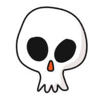 Halloween scheletro etichetta png