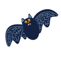 Halloween-Fledermaus-Aufkleber png