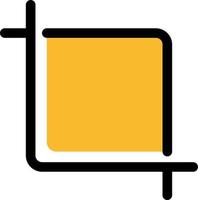 Video editor crop, illustration, vector on a white background.