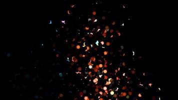 Glitter Vibrant Spheres Abstract Background Digital Rendering video