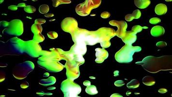 Abstract Liquid Background Digital Rendering video