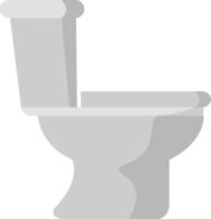 Toilet seat, illustration, vector on white background.