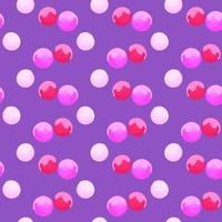 Sweet Ice cream ,seamless pattern on purple background. vector