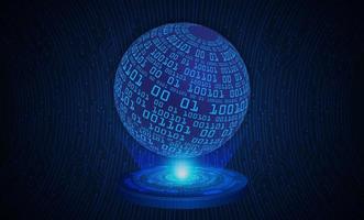 Modern Holographic Globe vector
