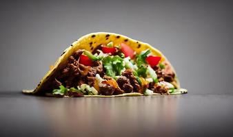 Mexican food delicious Tacos.