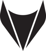 abstract brief v logo illustratie in modieus en minimaal stijl png