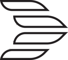 abstract Speel knop logo illustratie in modieus en minimaal stijl png