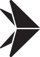 ilustração abstrata do logotipo do botão play em estilo moderno e minimalista png