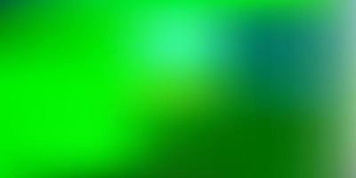 Light blue, green vector abstract blur pattern.