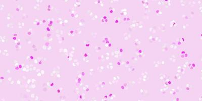 Light pink, yellow vector backdrop with chaotic shapes.