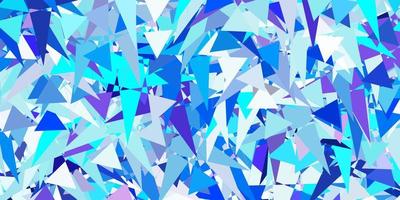 Light Pink, Blue vector background with polygonal forms.