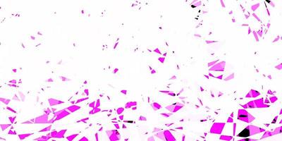 Light pink vector background with polygonal forms.