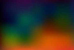 Dark Multicolor, Rainbow vector bokeh template.