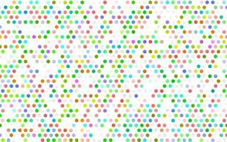 Light Multicolor, Rainbow vector background with hexagons.