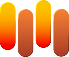 onda abstrata e ilustração de logotipo de linha em estilo moderno e minimalista png