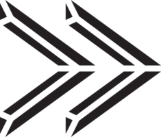 abstract Speel knop logo illustratie in modieus en minimaal stijl png