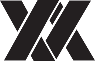 ilustração abstrata do logotipo dobrável em estilo moderno e minimalista png