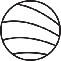 ilustración abstracta del logotipo de círculo y línea en un estilo moderno y minimalista png