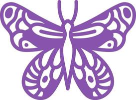Comma butterfly, illustration, vector on a white background.