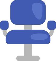 Office chair, illustration, vector on a white background.