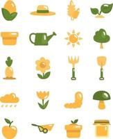 Gardening job,illustration, vector, on a white background. vector