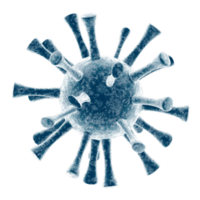Virus isolated transparency png