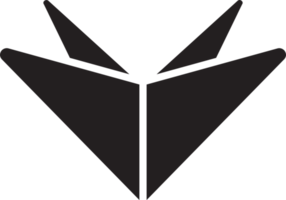 ilustración abstracta del logotipo de la letra v en un estilo moderno y minimalista png