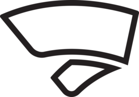 abstrakt vinge logotyp illustration i trendig och minimal stil png