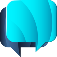 abstract toespraak doos logo illustratie in modieus en minimaal stijl png