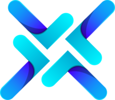 illustration de logo de connexion abstraite dans un style branché et minimal png