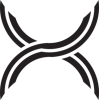 ilustración abstracta del logotipo de la letra x en un estilo moderno y minimalista png