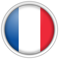 bandera circular de francia png