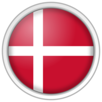 Denemarken cirkel vlag png