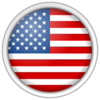 bandeira do círculo dos estados unidos da américa png