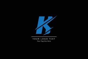 letra k logo alfabeto diseño icono vector símbolo