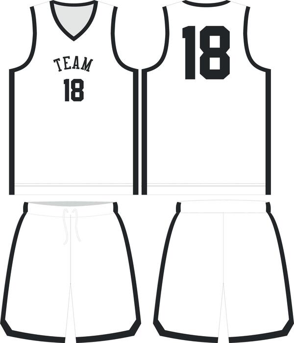 Basketball Jersey Template SVGs for Free Download