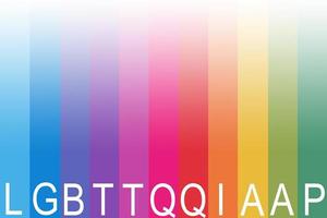 imagen en color de fondo diversidad de género también conocida como lgbtq foto