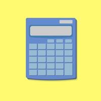 icono de calculadora matemática vector