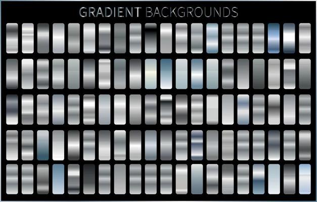 Silver foil background metal gradient Royalty Free Vector