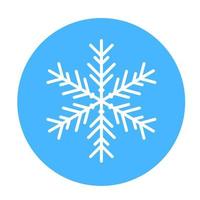 icono de copo de nieve de invierno vectorial. ilustración para web vector