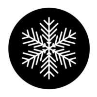 icono de copo de nieve de invierno vectorial. ilustración para web vector