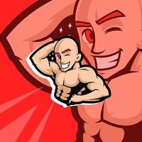Bodybuilder Cartoon Vector Art, Icons, and Graphics for Free Download