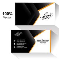 free gradation Business Card Design vector