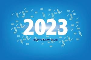 Happy new year 2023 background vector