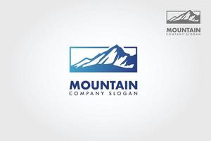 Mountain Vector Logo Template. This image suitable for any business outdoor sport, activity, outdoor product, shop, conservation, nature care community, climb community, mineral water product, etc.