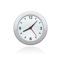 Realistic vector illustration of clock timer. Suitable for design element of clock, stopwatch, and time symbol management.