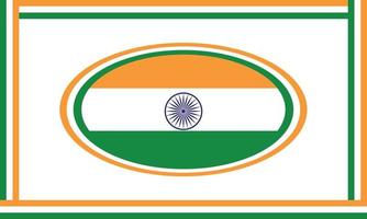 bandera de la india vector